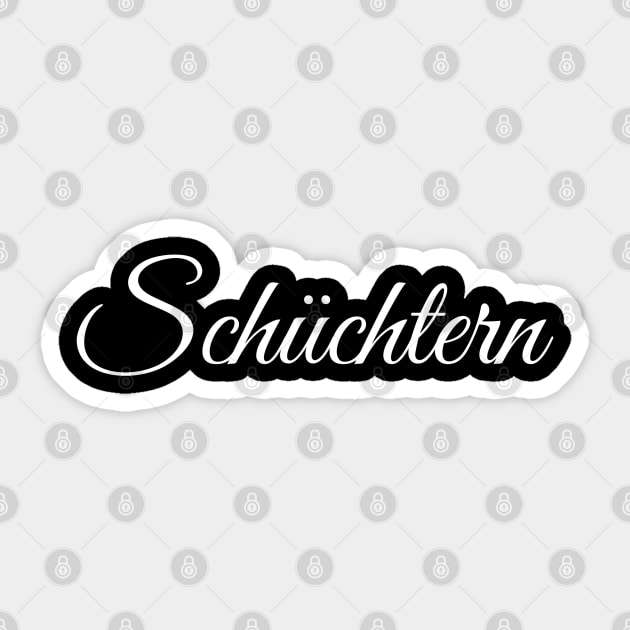 schüchtern Sticker by FromBerlinGift